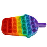 Jucarie antistres din silicon, Pop it Now and Flip It, Milkshake, Multicolor - vivimall.ro