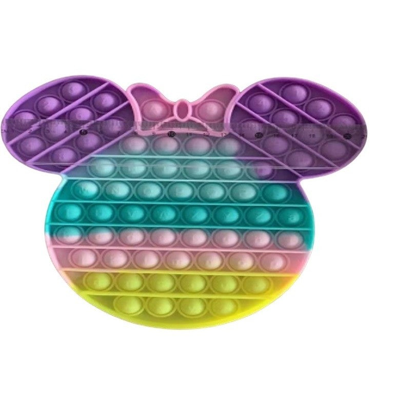 Силиконова антистрес играчка, „Pop It Now And Flip It“, Мини Маус