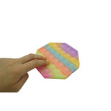 Jucarie Antistres Din Silicon, Pop It Now And Flip It, Octagon, Fosforescent