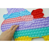 Jucarie antistres din silicon, Pop It Now and Flip It, Unicorn cu aripi, Macarons - vivimall.ro