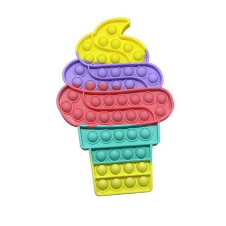 Jucarie antistres din silicon, Pop It Now and Flip It, Vafa, 20 cm, Multicolor - vivimall.ro