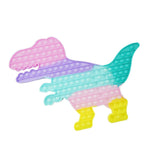Силиконова играчка за облекчаване на стреса Pop It Now, динозавър, гигантска 
