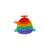 Силиконова играчка за облекчаване на стреса Pop It Now, акула, 19 см