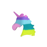 Силиконова играчка за облекчаване на стреса Pop It Now, еднорог, гигантска 