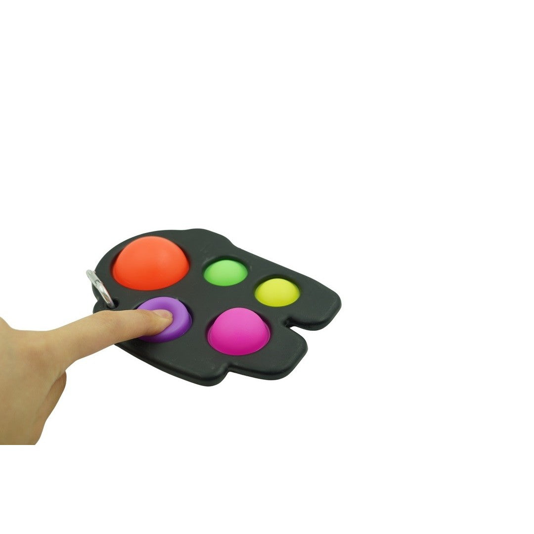 Jucarie Antistres Vivimall - Fidget Toy, Simple Dimple, Among us, Negru - vivimall.ro