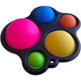 Jucarie Antistres Vivimall - Fidget Toy, Simple Dimple, Negru - vivimall.ro