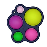 Jucarie Antistres Vivimall - Fidget Toy, Simple Dimple, Negru - vivimall.ro