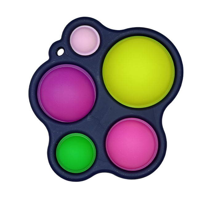 Jucarie Antistres Vivimall - Fidget Toy, Simple Dimple, Negru - vivimall.ro