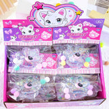 Jucarie Antistres Squishy, Flippy, Labuta de Pisica Squeeze Toys, cu Revenire Lenta, 7.5 cm, Model 270520, Multicolor - vivimall.ro