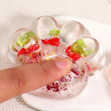 Jucarie Antistres Squishy, Flippy, cu Revenire Lenta, Labuta de Pisica Pufoasa, 7.5 cm, Ambalaj Transparent, Model 270523 Multicolor - vivimall.ro