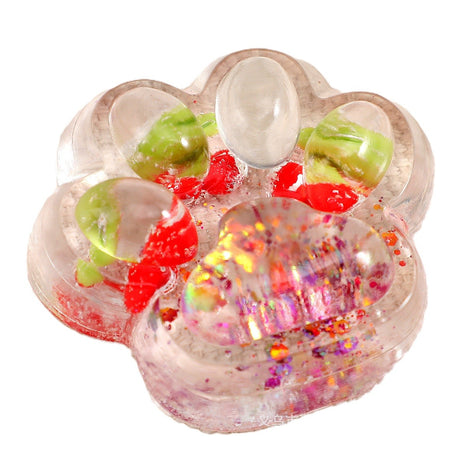 Jucarie Antistres Squishy, Vivimall, cu Revenire Lenta, Labuta de Pisica Pufoasa, 7.5 cm, Ambalaj Transparent, Model 270523 Multicolor - vivimall.ro