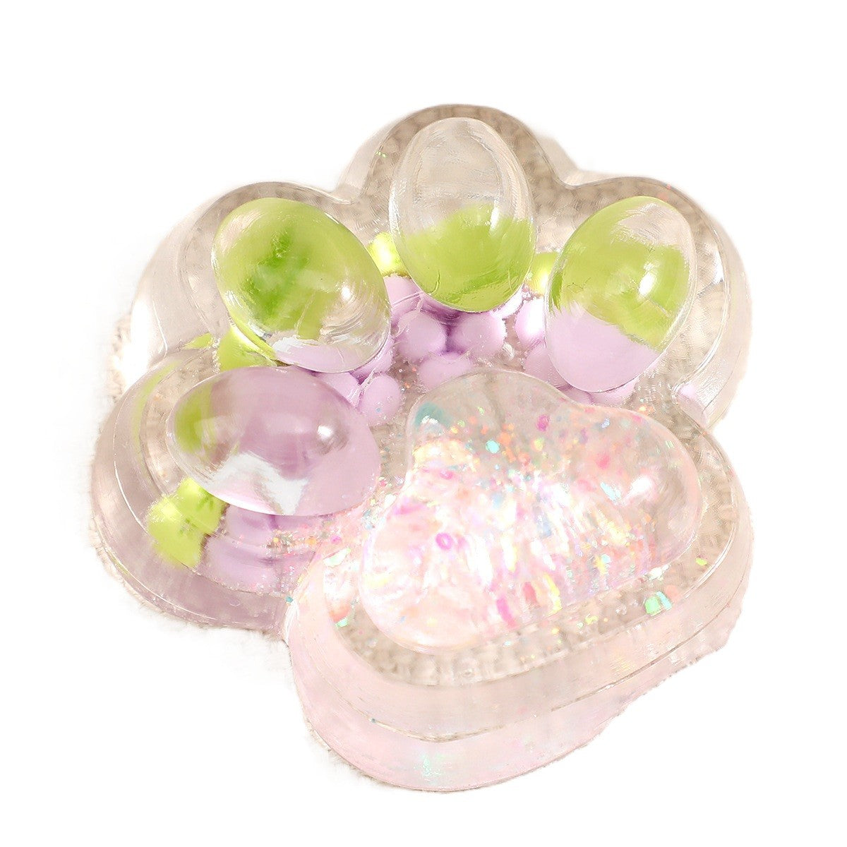 Jucarie Antistres Squishy, Flippy, cu Revenire Lenta, Labuta de Pisica Pufoasa, 7.5 cm, Ambalaj Transparent, Model 270524 Multicolor - vivimall.ro