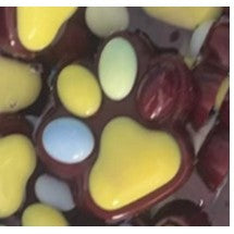 Jucarie Antistres Squishy, Vivimall, cu Revenire Lenta, Labuta de Pisica Pufoasa, 7.5 cm, Ambalaj Transparent, Maro Galben - vivimall.ro