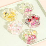 Jucarie Antistres Squishy, Flippy, cu Revenire Lenta, Squeeze Pinch Family, Model Cat Paw, 6.5 x 7 cm, din Tpr, 4-6 Ani, Model 7 Insecte, Transparent - vivimall.ro