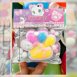Jucarie Antistres Squishy, Vivimall, cu Revenire Lenta, Squeeze Pinch Family, Model Cat Paw, 12.5x10.5 cm, 220g, Ambalaj Transparent, Model 4, Multicolor - vivimall.ro