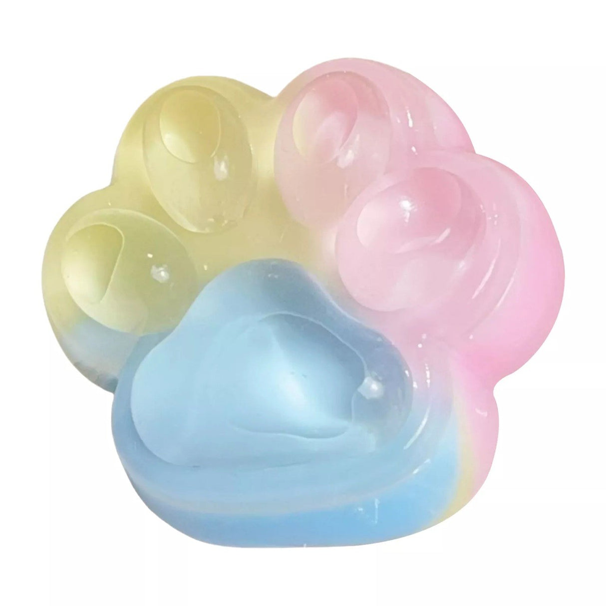 Jucarie Antistres Squishy, Cu Revenire Lenta, Squeeze Pinch Family, Din Tpr, 4-6 Ani, Model Curcubeu, Cu Insertii