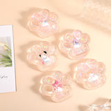 Jucarie Antistres Squishy, Vivimall, cu Revenire Lenta, Squeeze Pinch Family, Model Cat Paw, 6.5 x 7 cm, din Tpr, 4-6 Ani, Model 1 Figurina, Transparent - vivimall.ro