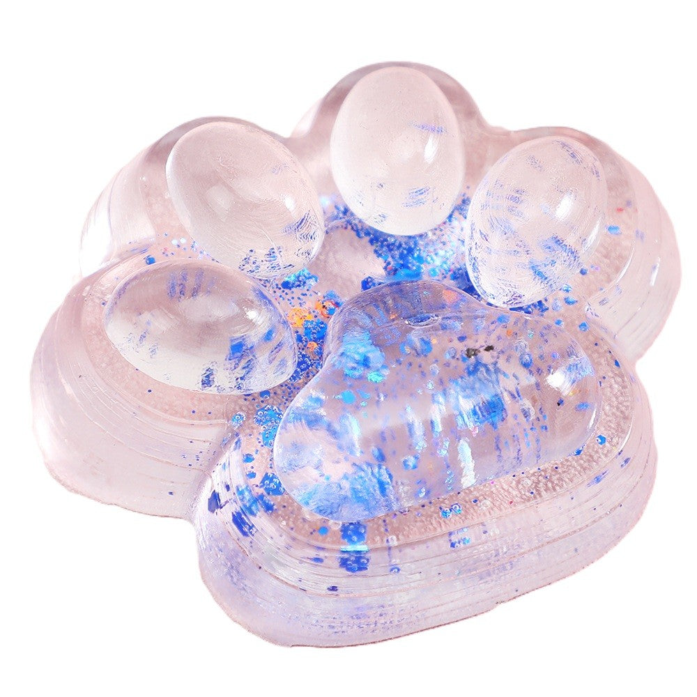 Jucarie Antistres Squishy, Cu Revenire Lenta, Squeeze Pinch Family, Din Tpr, 4-6 Ani, Model 4 Sclipici - vivimall.ro