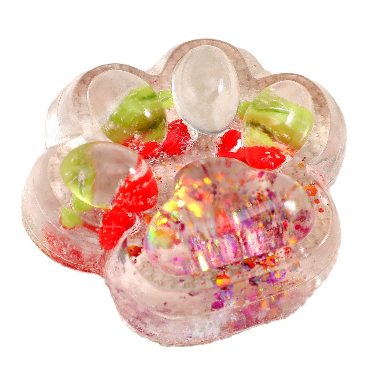 Антистрес играчка Squishy, ​​Бавно отскачане, Стискай и щипни, TPR, 4-6 години, Модел с 5 плода
