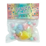 Jucarie Antistres Squishy, Cu Revenire Lenta, Squeeze Pinch Family, Pufoasa, Model Curcubeu, Ambalaj , Multicolor - vivimall.ro