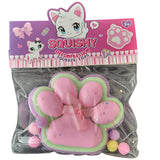 Jucarie Antistres Squishy, Vivimall, cu Revenire Lenta, Model Labuta de Pisica, 200g, 12.5 x 10.5 cm Squeeze Pinch Family, Ambalaj Transparent, Model 11 - vivimall.ro