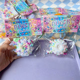 Jucarie Antistres Squishy, Vivimall, cu Revenire Lenta, Squeeze Pinch Family, Model Prajitura, 8x8 cm, 90g, Ambalaj Transparent, Multicolor - vivimall.ro