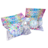 Jucarie Antistres Squishy, Vivimall, cu Revenire Lenta, Squeeze Pinch Family, Model Prajitura, 8x8 cm, 90g, Ambalaj Transparent, Multicolor - vivimall.ro