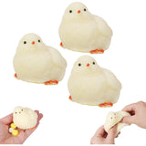 Jucarie Antistres Squishy, Vivimall, cu Revenire Lenta, Model Puisor, Ambalaj Transparent, Galben - vivimall.ro