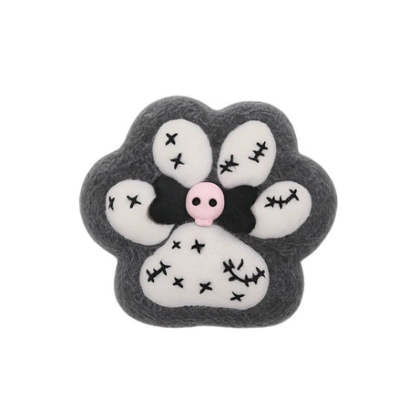 Jucarie Antistres Squishy, Vivimall, cu Revenire Lenta, Squeeze Pinch Family, Model Cat Paw, Ambalaj Transparent, Alb/Negru - vivimall.ro