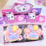 Jucarie Antistres Squishy, Vivimall, cu Revenire Lenta, Squeeze Toys, Model Cat Paw, 12.5x10.5 cm, 220g, +3 Ani, din TPR, Model 3, Multicolor - vivimall.ro