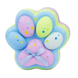 Jucărie antistres squishy Flippy Cat Paw din TPR, 12.5x10.5 cm, 220g, multicolor, vedere frontală