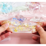 Jucarie Antistres Squishy, Flippy, Labuta de Pisica Pufoasa, cu Revenire Lenta, 7 x 6.5 cm, Model 270532, Multicolor - vivimall.ro