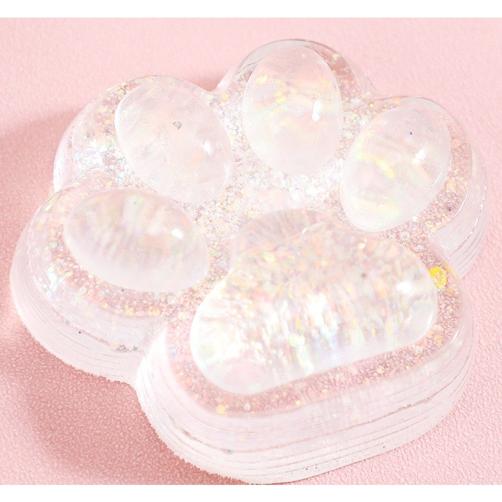 Jucarie Antistres Squishy, Flippy, Labuta de Pisica Pufoasa, cu Revenire Lenta, 7 x 6.5 cm, Model 270532, Multicolor - vivimall.ro