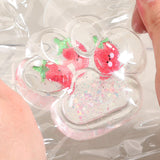 Jucarie Antistres Squishy, Flippy, Labuta de Pisica Pufoasa, cu Revenire Lenta, 7 x 6.5 cm, Model 270532, Multicolor - vivimall.ro