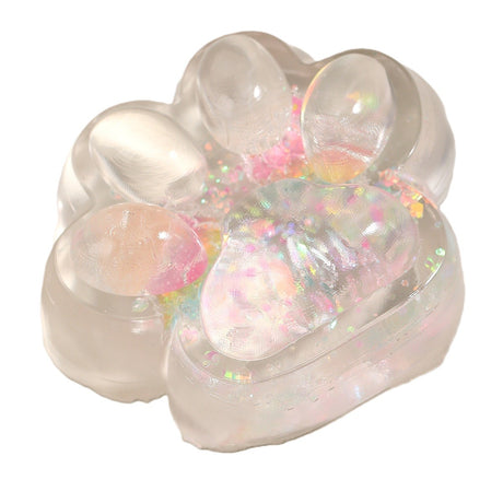 Jucarie Antistres Squishy, Flippy, Labuta de Pisica Pufoasa, cu Revenire Lenta, 7 x 6.5 cm, Model 270532, Multicolor - vivimall.ro