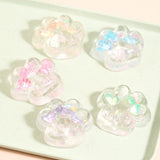 Jucarie Antistres Squishy, Flippy, Labuta de Pisica Pufoasa, cu Revenire Lenta, 7 x 6.5 cm, Model Inima, Multicolor - vivimall.ro