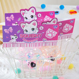 Jucarie Antistres Squishy, Flippy, Labuta de Pisica Squeeze Toys, cu Revenire Lenta, 7.5 cm, Model 270519, Multicolor - vivimall.ro