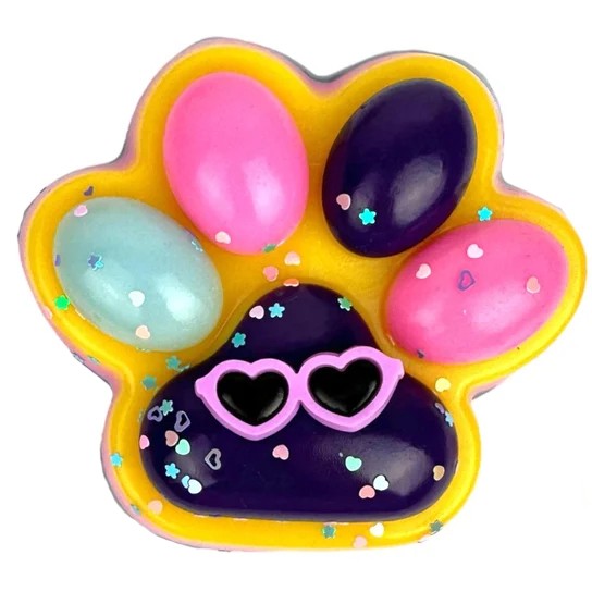 Антистрес играчка Squishy, ​​бавно покачваща се, голяма, 220 г, модел 18, розово-лилава