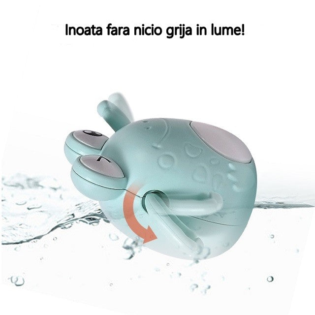 Jucarie de baie pentru copii, Vivimall, broscuta bleu - vivimall.ro