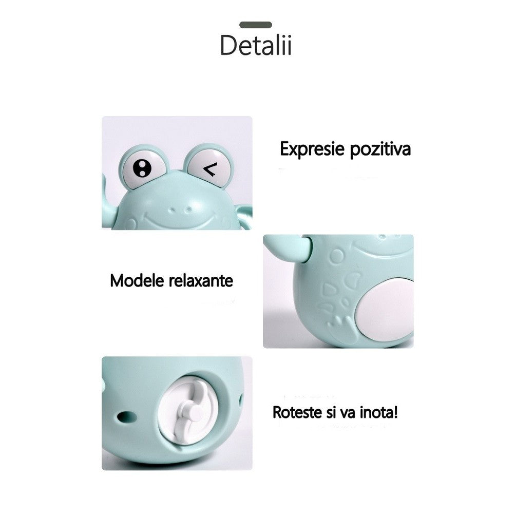 Jucarie de baie pentru copii, Vivimall, broscuta bleu - vivimall.ro