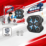 Jucarie de Boxat cu Muzica si Lumini, Vivimall, Manusi Incluse, 32.5x28x7.4 cm, 930 g, Negru - vivimall.ro