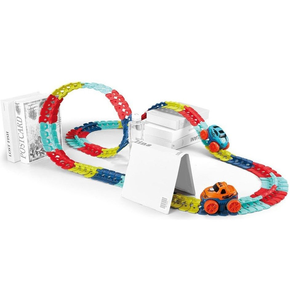 Set constructie rollercoaster 138 piese | BuildCoaster - vivimall.ro