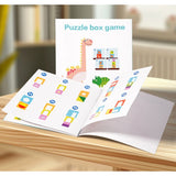 Jucarie de Construit, Vivimall, Puzzle Box, Blocuri Stivuibile, 4-6 Ani, 5 Cuburi, 48 de Modele de Construit, 1 Manual, 12.8 x 12.8 x 12.8 cm, Multicolor - vivimall.ro