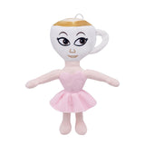 Jucarie Moale de Plus Italian Brainrot, Flippy, cu Agatatoare, Model Ballerina Cappuccina, Jucarie Moale pentru Copii, 30 x 20 cm, Roz - vivimall.ro