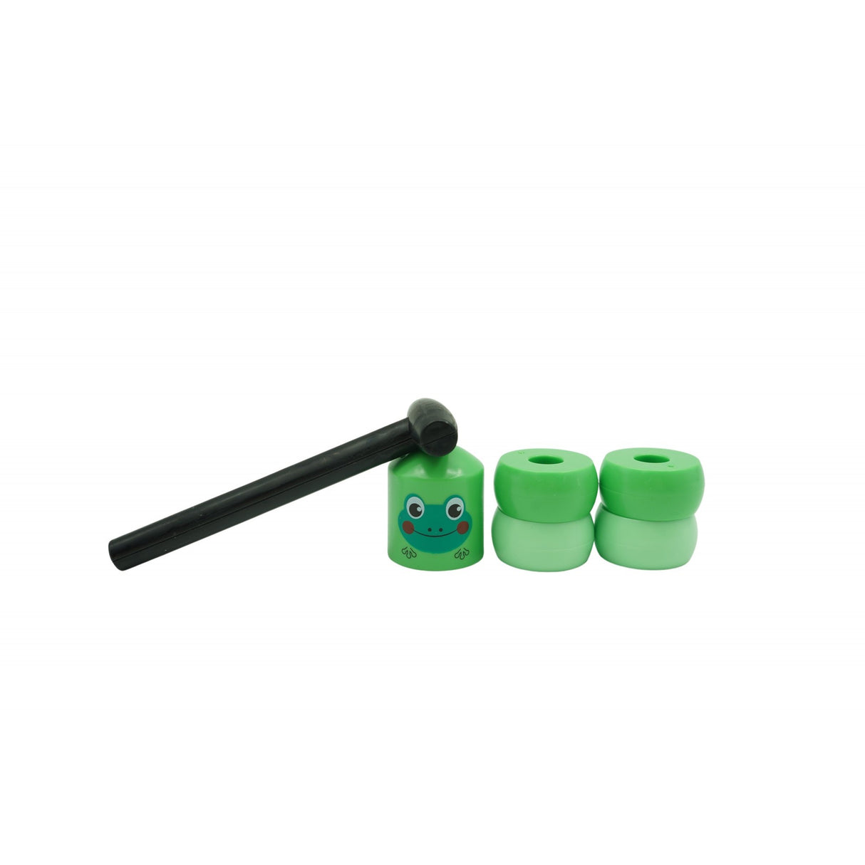 Jucarie Pentru Copii, Vivimall, Broaca Indestructibila, 6 Piese Demontabile, +3 Ani, Verde - vivimall.ro