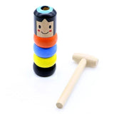 Jucarie din lemn pentru copii, soldatel indestructibil multicolor - vivimall.ro