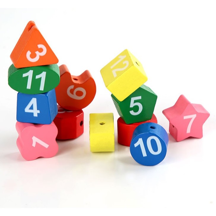 Jucarie Educativa Tip Montessori, Din Lemn, + 36 Luni, 12 Piese, 17.2 Cm - vivimall.ro