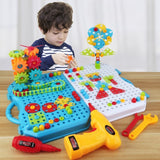 Set constructie puzzle cu bormasina | Build&Learn - vivimall.ro