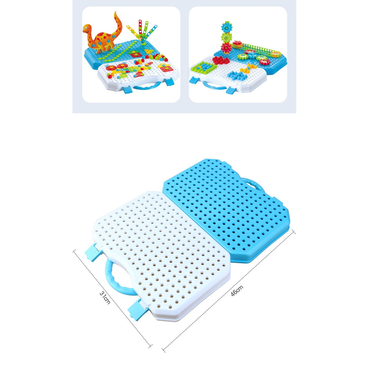 Set constructie puzzle cu bormasina | Build&Learn - vivimall.ro