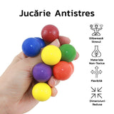 Jucarie interactiva antistres Vivimall, mingi colorate, senzoriala, 5.5 x 5.5 cm, multicolora - vivimall.ro